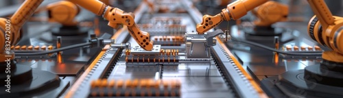 Wallpaper Mural illustration Model AIoptimized production planning and scheduling for manufacturing plants Torontodigital.ca