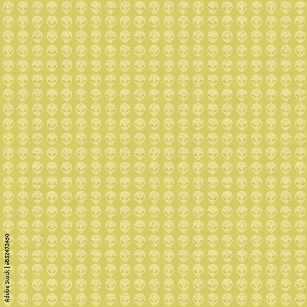 Pattern alien tonos amarillo. Pattern alien tonos amarillo.
