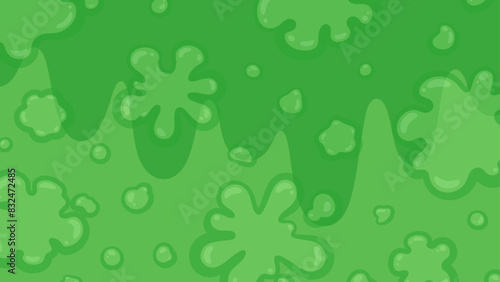 カートゥーン調_アメーバの背景イラスト_16:9