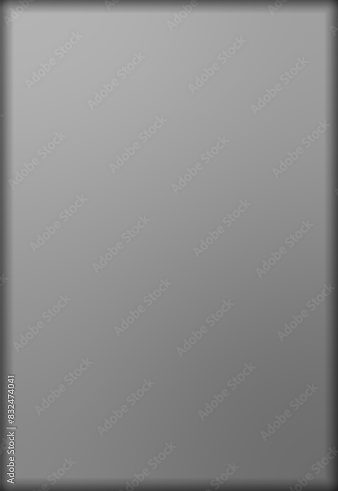 Matt silver gray gradiant background wallpaper, ash color grayscale gradient blank backdrop