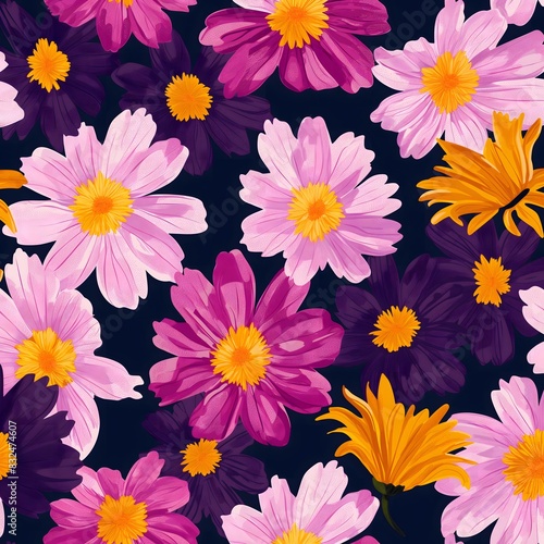 Concept = pattern, seamless, (Flower)