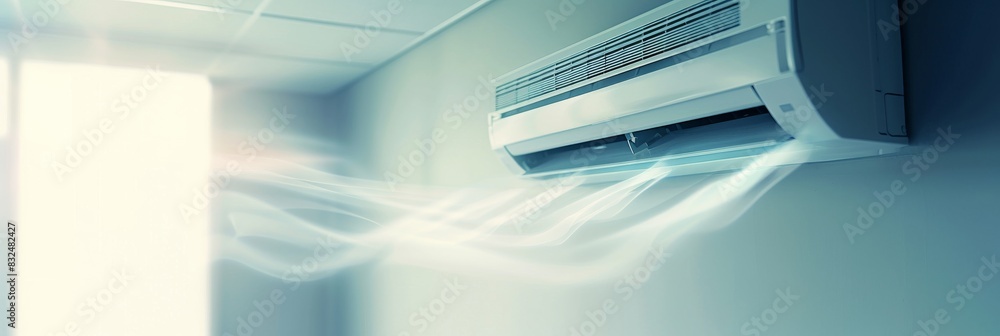 Air conditioning vent in a modern office Air conditioning vent in a modern office