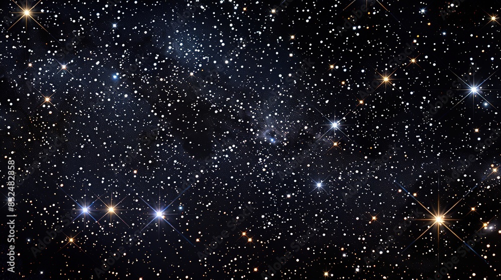 black background with a starry night sky, copy space black background with a starry night sky, copy space