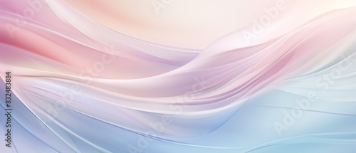 Gentle whirls of pastel tones  abstract art  soothing wallpaper  light diffusion  airy effect