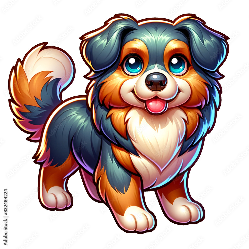 Obraz premium cartoon dog