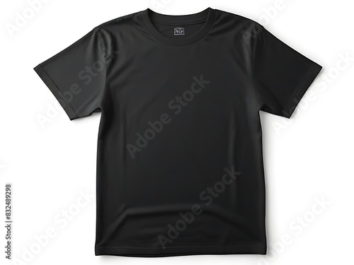 t shirt isolated on black