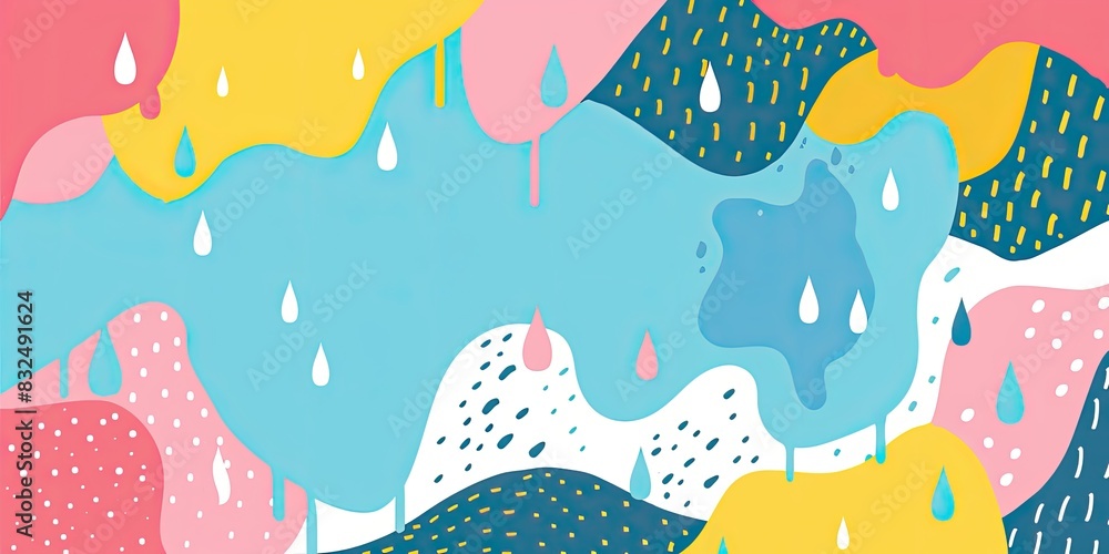 Playful Pastel Abstract Background Playful Pastel Abstract Background