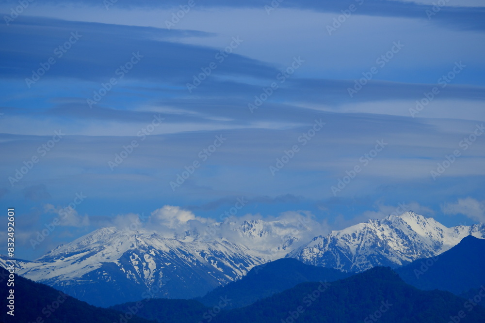 Mountains and clouds. Clouds over the mountains Mountains and clouds. Clouds over the mountains