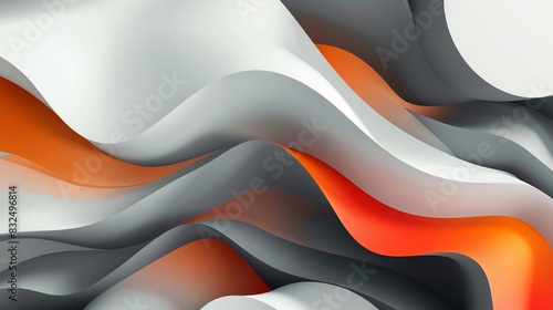 Wallpaper Mural Abstract background with red accents on a grey and orange ombre Torontodigital.ca