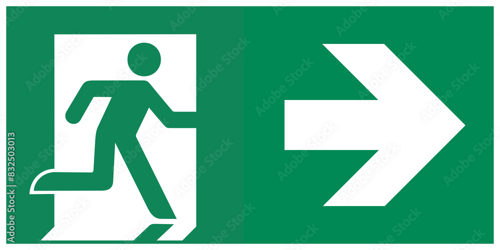 iso 7010 standard serie, emergency sign iso 7010 standard serie, emergency sign