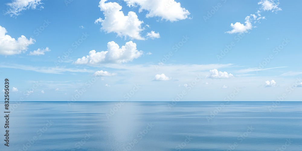 Serenity at Sea: The Calm Horizon