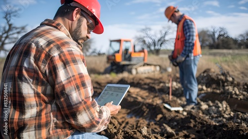 Technicians Analyzing Soil ...