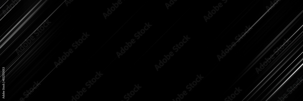 Obraz premium abstract black and silver are light gray with white the gradient is the surface with templates metal texture soft lines tech diagonal background black dark sleek clean modern.