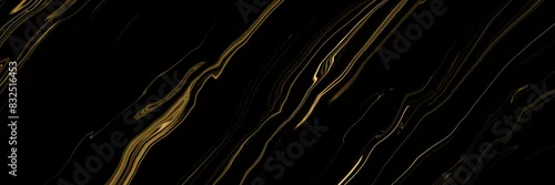 Panel kuchenny z motywem Marble texture wall surface black gold ink pattern graphic  background granite abstract light elegant grey for do floor plan ceramic counter texture tile black yellow background natural for paper.