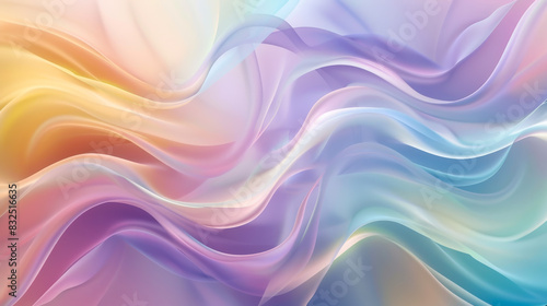Wallpaper Mural Colorful rainbow color gradient pride month multicolored flag background, abstract wave of colorful pastel art. Torontodigital.ca