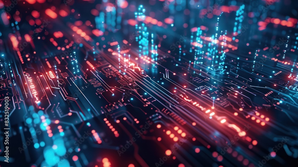 Obraz premium digital background