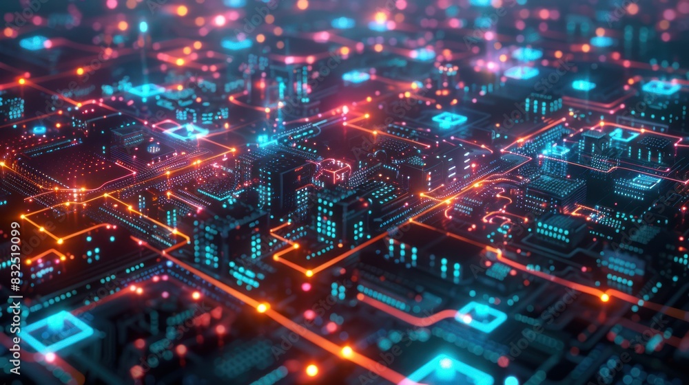 Obraz premium digital background