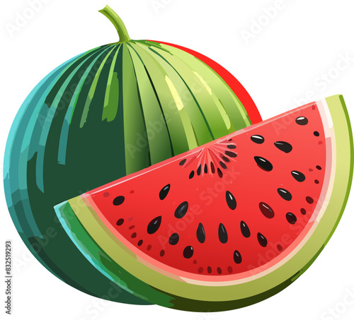 watermelon illustration