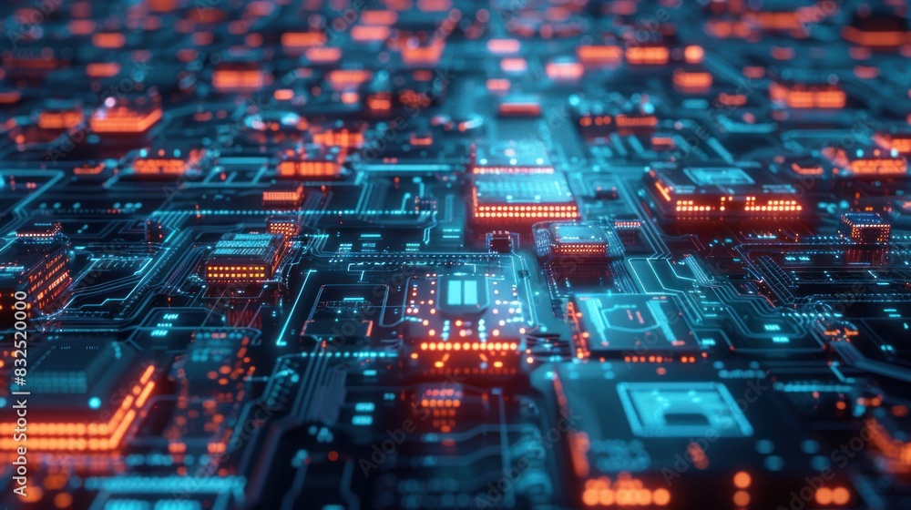 Obraz premium Digital background