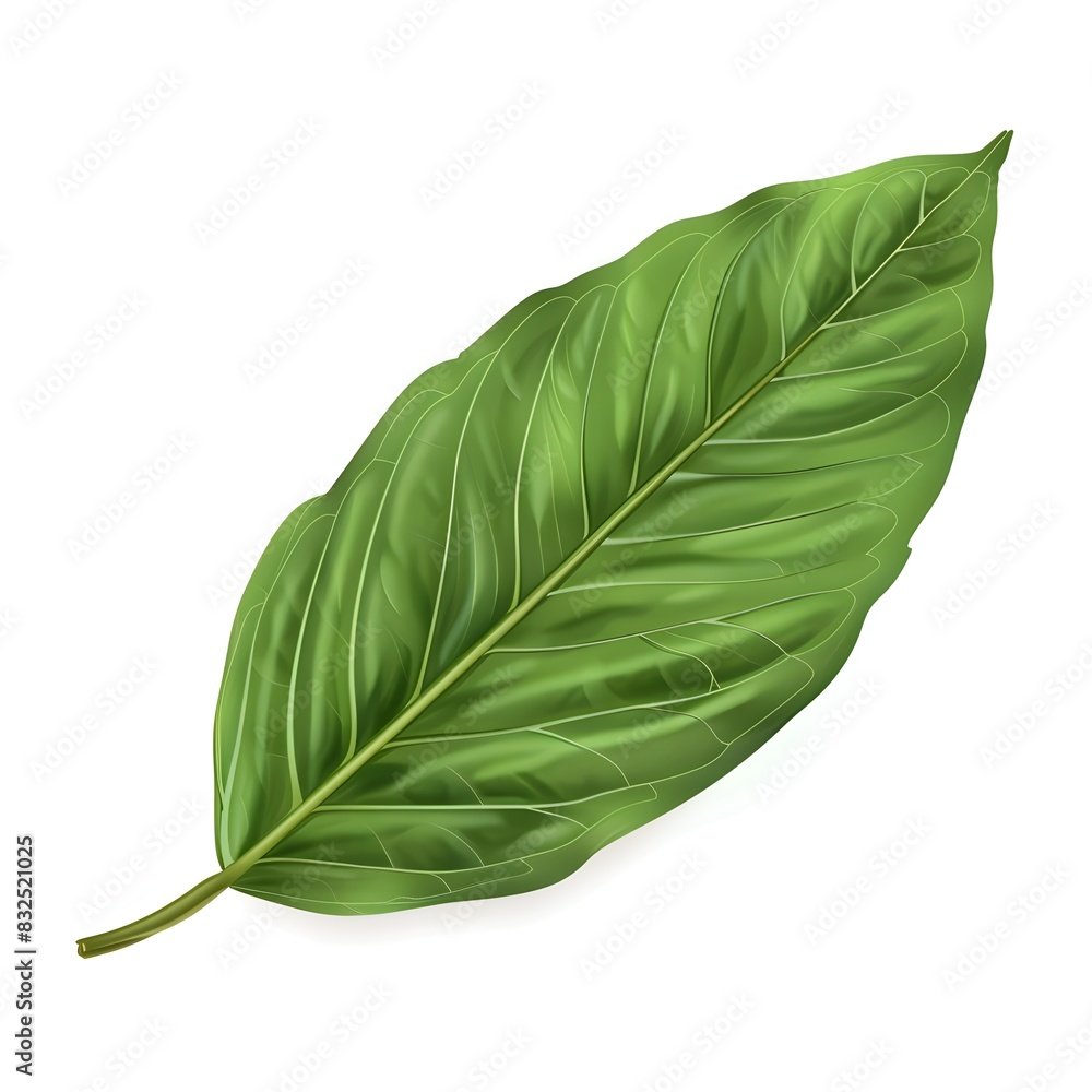 of a Vibrant Green Cardamom Leaf of a Vibrant Green Cardamom Leaf