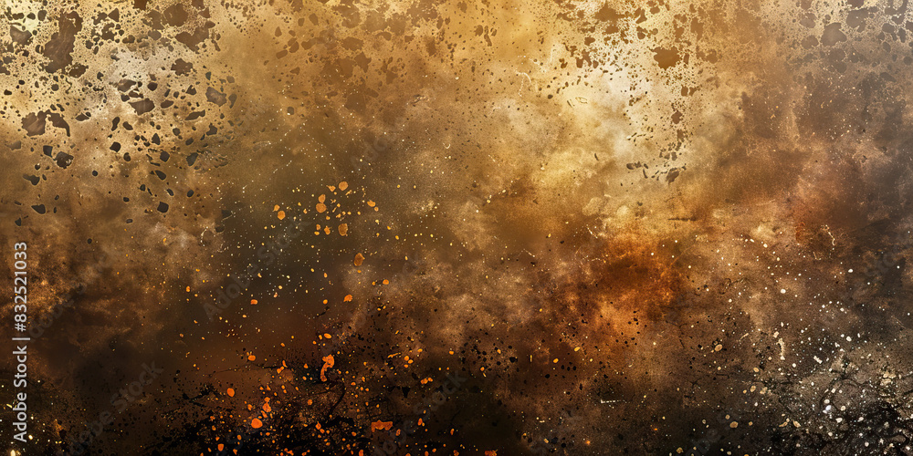Gritty Grime Gallery: High-resolution view of a gallery of gritty and grimy particles, colored in muddy browns, gritty yellows, and dirty grays Gritty Grime Gallery: High-resolution view of a gallery of gritty and grimy particles, colored in muddy browns, gritty yellows, and dirty grays