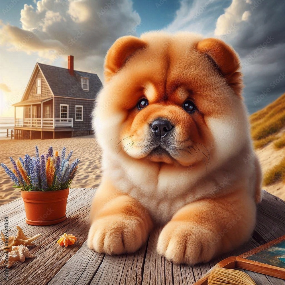 Chow Chow im Urlaub Chow Chow im Urlaub
