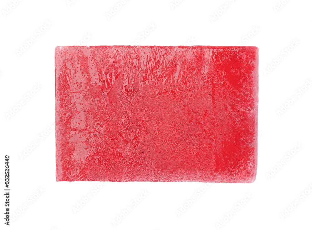 A piece of raspberry homemade marmalade isolated. A piece of raspberry homemade marmalade isolated.