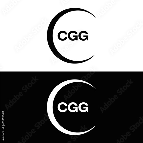 CGG logo. C G G design. White CGG letter. CGG, C G G letter logo design. C G G letter logo design in FIVE, FOUR, THREE, style. letter logo set in one artboard. C G G letter logo vector design.