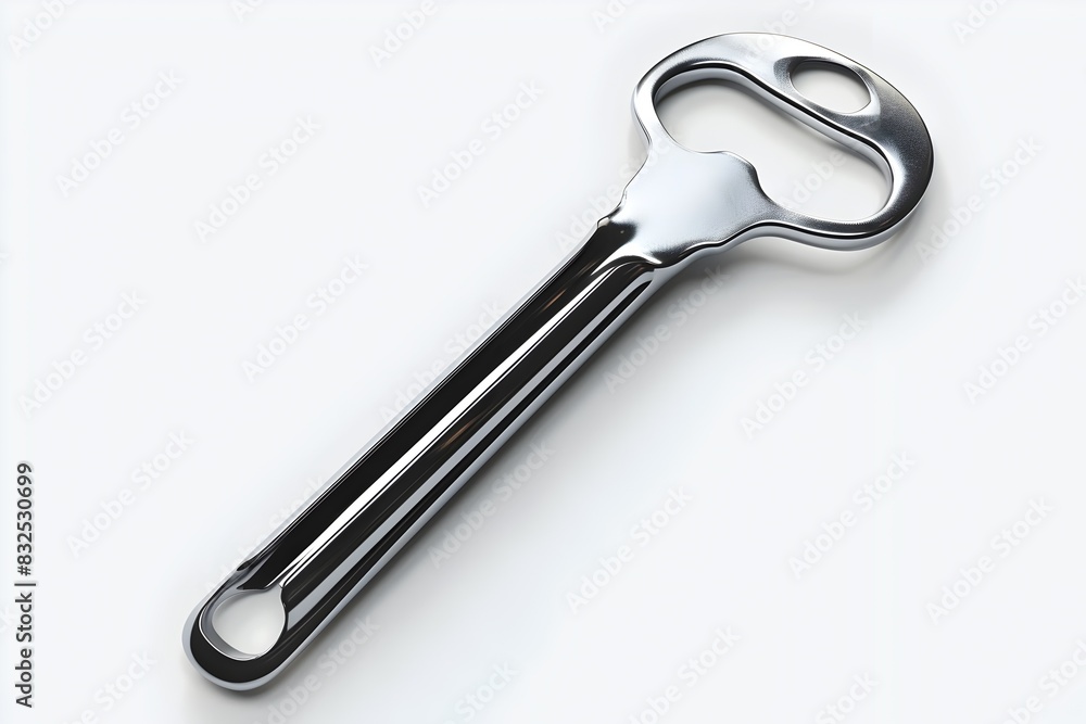 Stainless Steel Can Opener Isolated on White Background Stainless Steel Can Opener Isolated on White Background