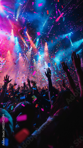 Crowd of people at concert