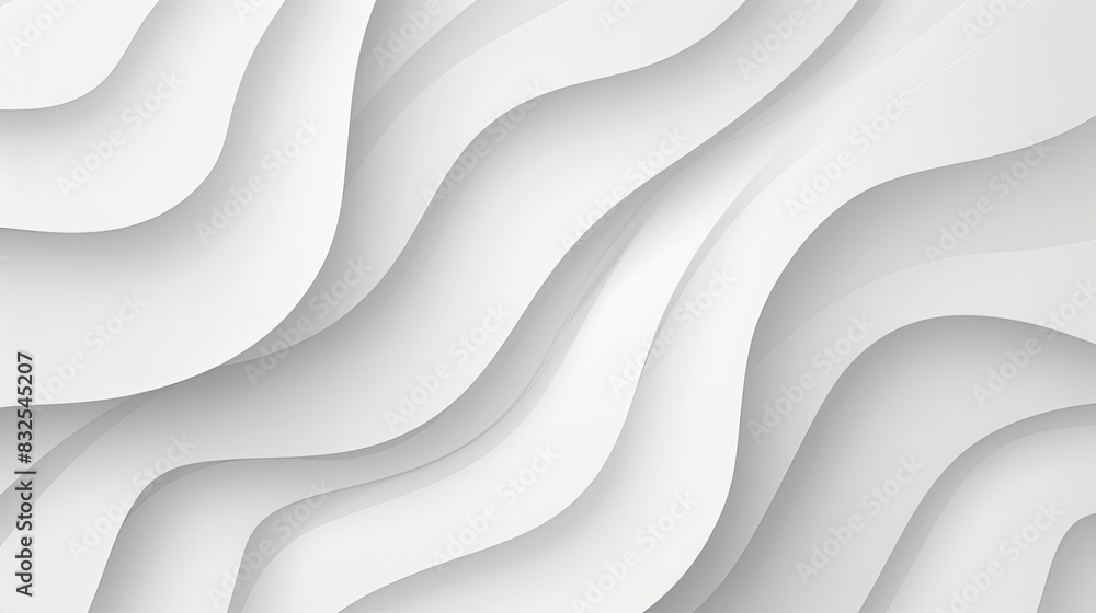 Obraz premium elegant 3d wave background in grayscale.