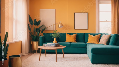 Living Room Sofa Set: Stylish Comfort and Modern Design © nomadphotography