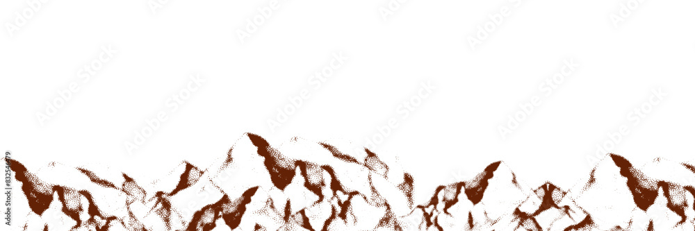 Chocolate and coffee powder, scattered cocoa on a light background. Particles of earth and dust. Brown sand texture.Top view of the cake. Chocolate and coffee powder, scattered cocoa on a light background. Particles of earth and dust. Brown sand texture.Top view of the cake.