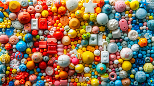 background of toys