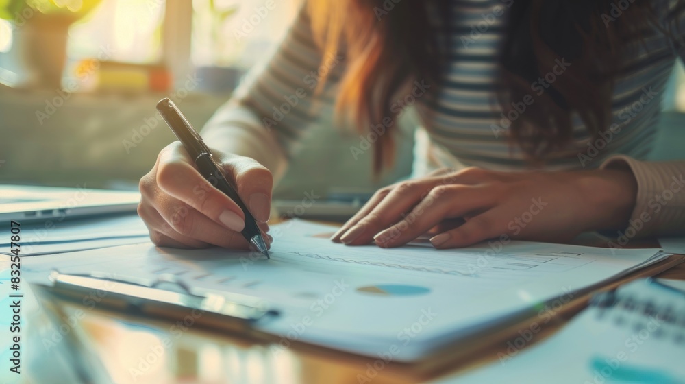 custom made wallpaper toronto digitalA close-up of a person's hands holding a pen, signing a contract, or taking notes can be used to demonstrate dedication and action in the business world.