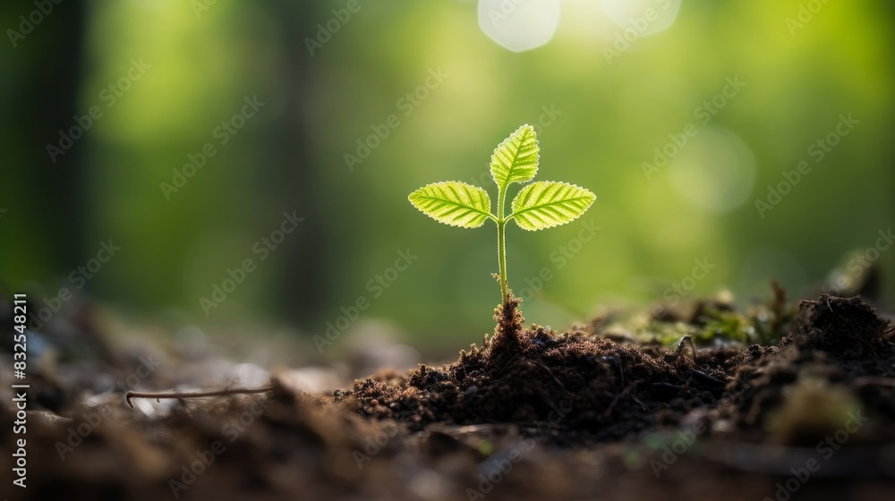 plant sprout growth. plant sprout growth.