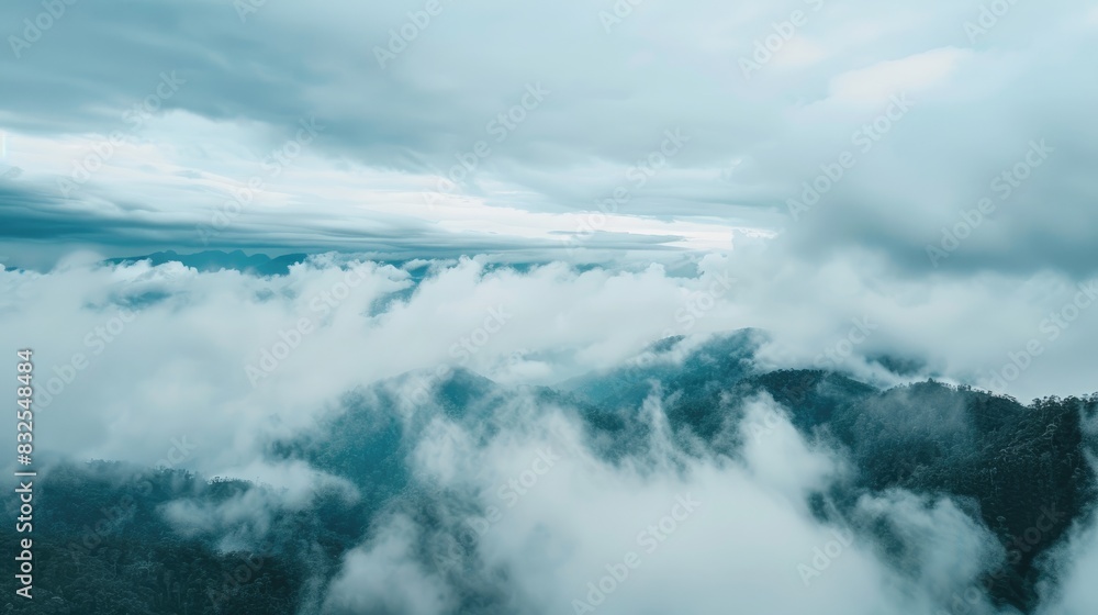 Overcast sky with cloud cover Overcast sky with cloud cover