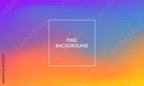 pixel gradient texture abstract background with colorful color