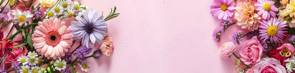 Pastel Harmony of Diverse Flowers Pastel Harmony of Diverse Flowers