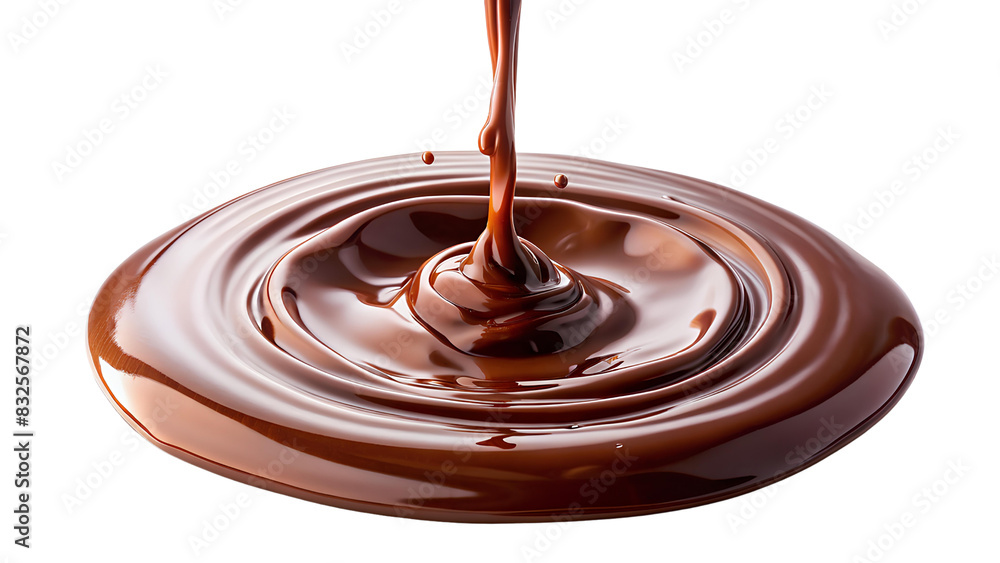 Melted Chocolate Isolated On transparent background Melted Chocolate Isolated On transparent background