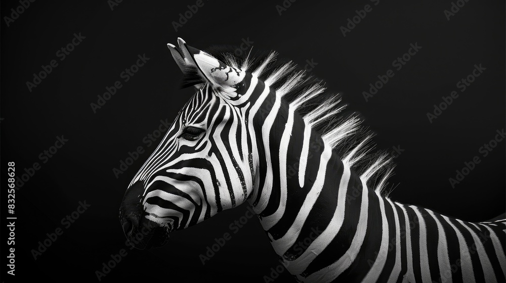 Unique Beauty of African Wildlife Zebra s Distinctive Striped Elegance Unique Beauty of African Wildlife Zebra s Distinctive Striped Elegance