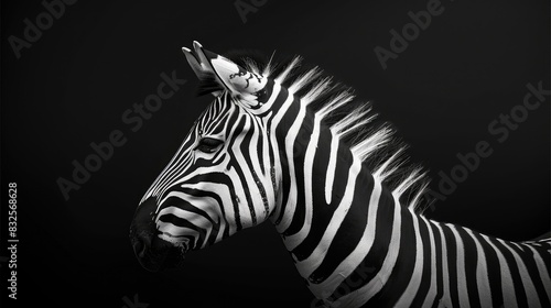 Unique Beauty of African Wildlife Zebra s Distinctive Striped Elegance