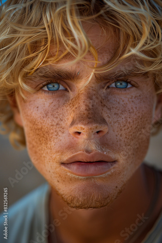 Handsome Blond Male Model 