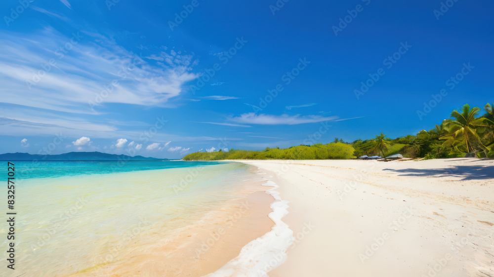 beach with palm trees beach with palm trees