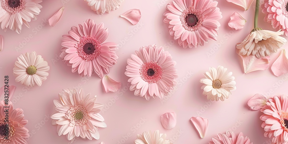 Pastel Harmony of Diverse Flowers Pastel Harmony of Diverse Flowers
