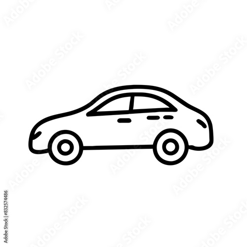 Outline Car Icon 