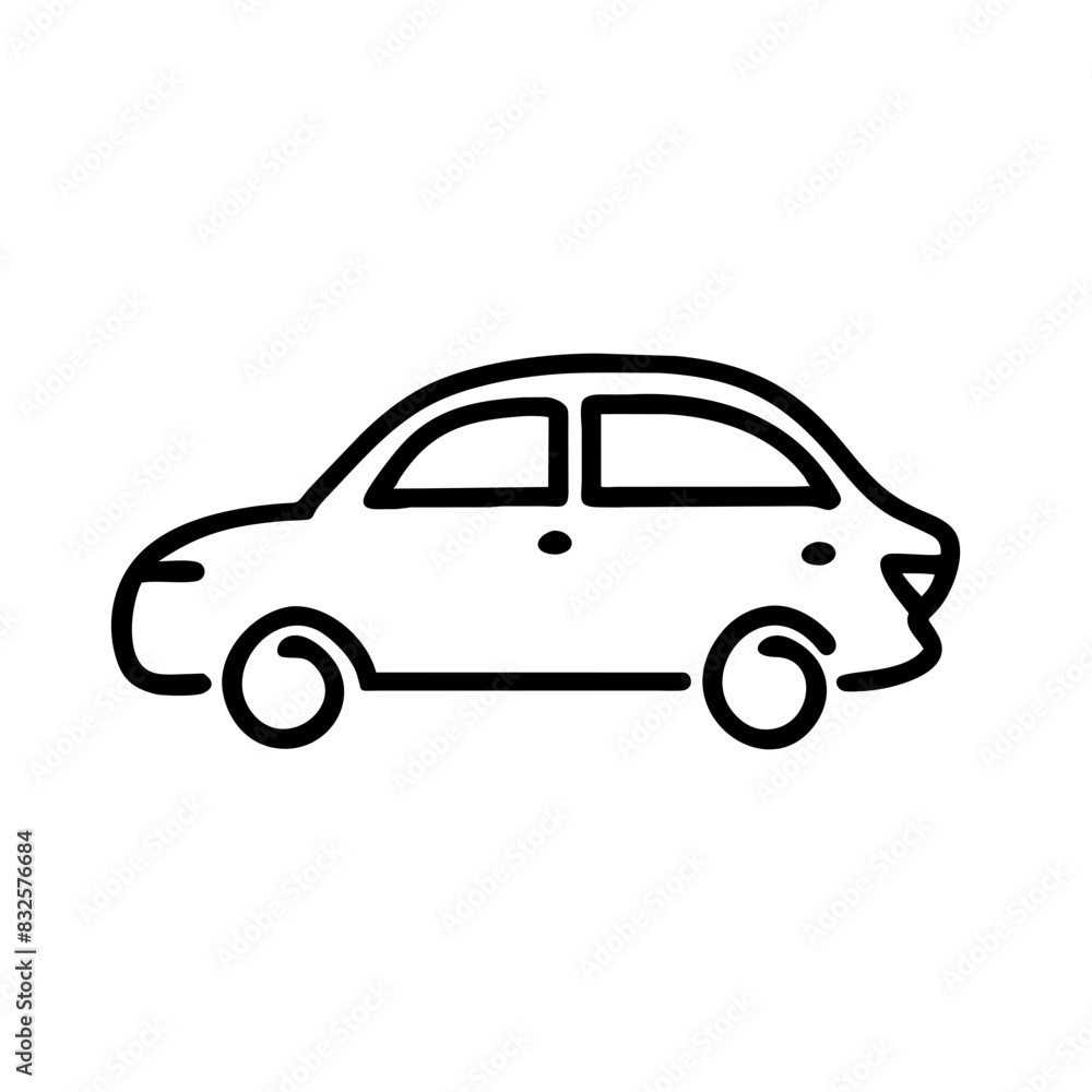 Outline Car Icon Outline Car Icon