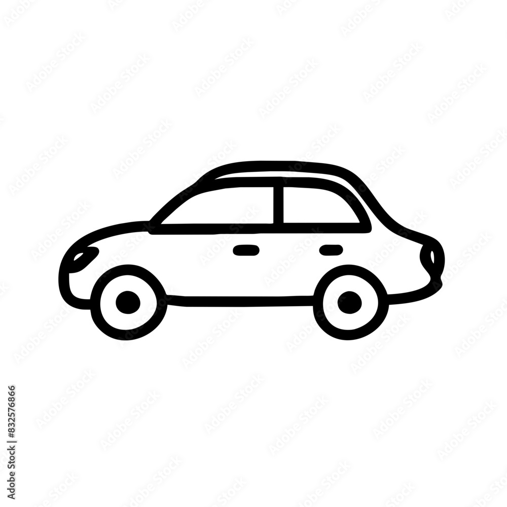 Outline Car Icon Outline Car Icon