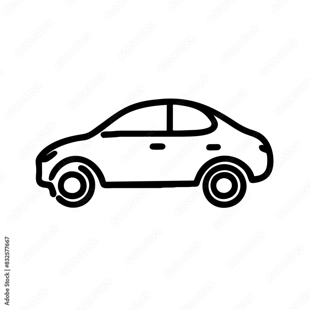 Outline Car Icon	