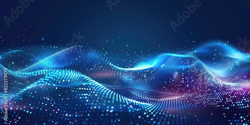 a image of a blue and purple abstract background with a wave